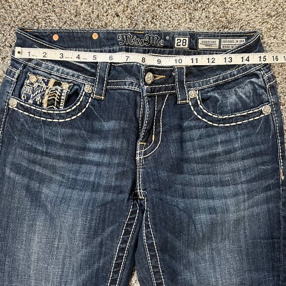 MEW LISTING: Miss Me Jeans, Women's size 28, Boot cut - Picture 4 of 16